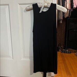 Elegant Black Sleeveless Shirt